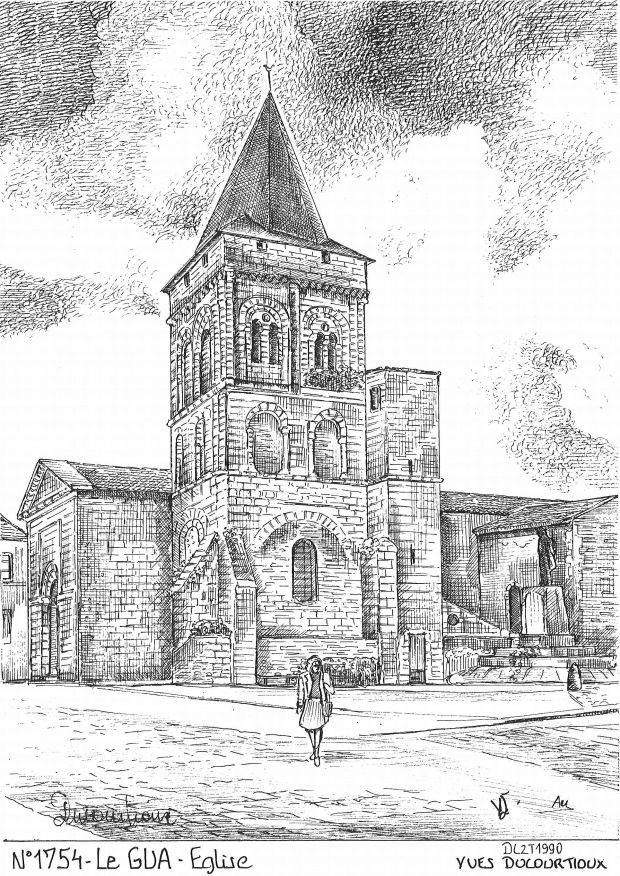 N 17054 - LE GUA - église